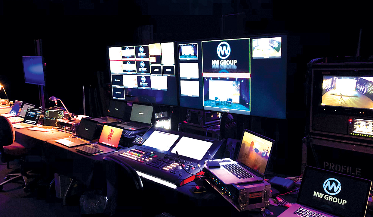 Behind the scenes with The Venue Alexandria audio visual team.